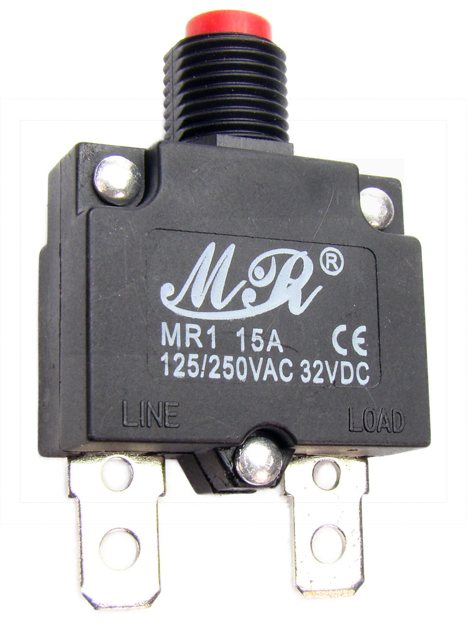 Wyłącznik nadprądowy MR1-15A;250VAC bimetaliczny;na panel;konekt. 6.3mm