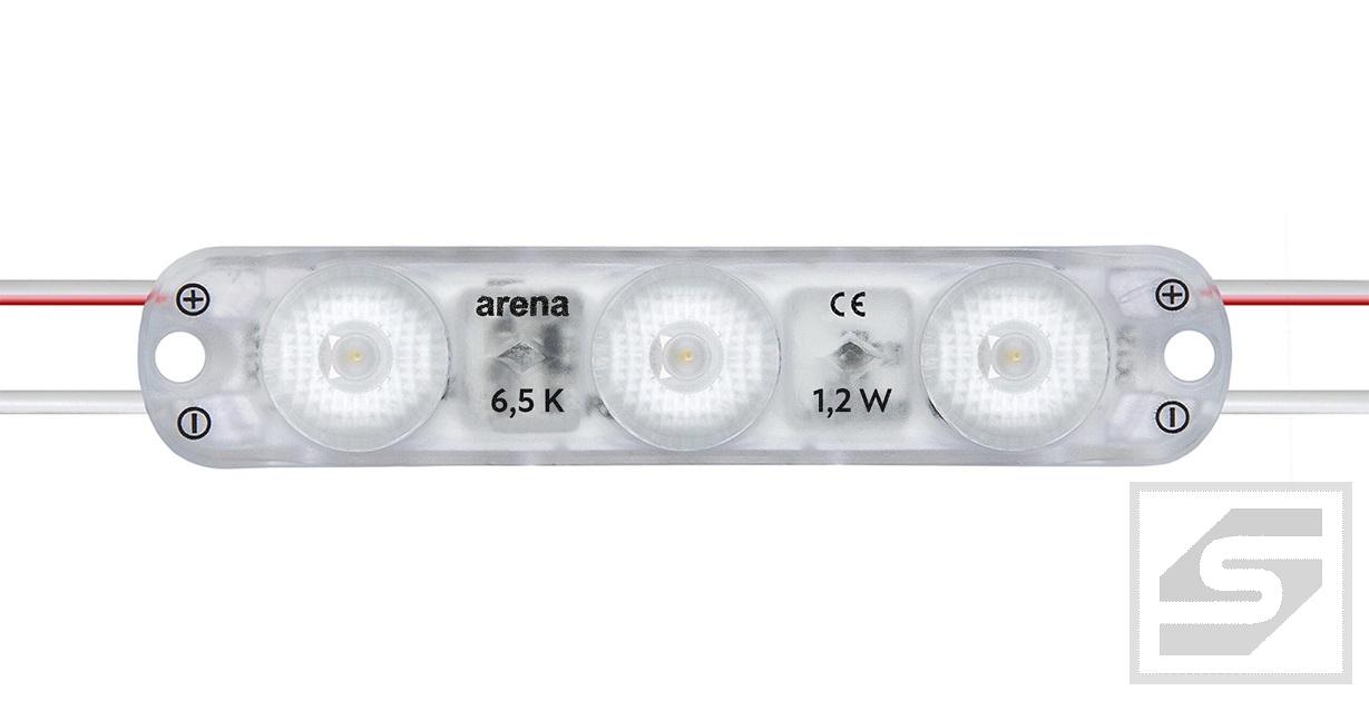 Moduł LED ARENA LENS V4 SAMSUNG 12V DC;2835;6500K;1.2W/100mA;132lm;IP67