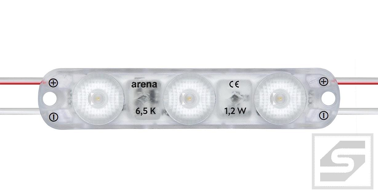 Moduł LED ARENA LENS HE SAMSUNG 12V DC;2835;6500K;1.08W/90mA;130lm;IP65