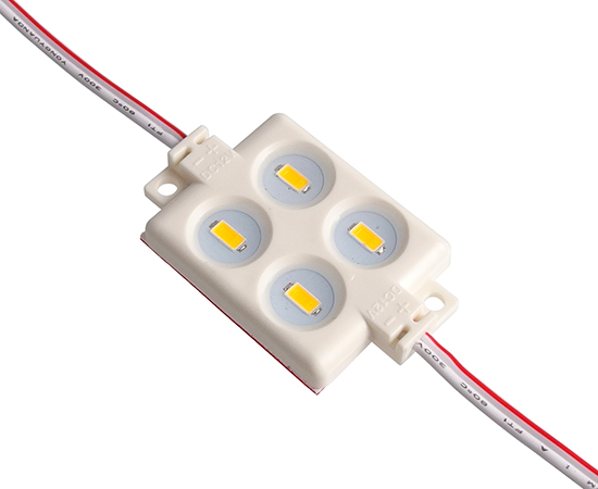 Moduł LED 2W 200lm biała 3000K IP65 4xSMD5730 12VDC CK-M3L014 54.8x33.2