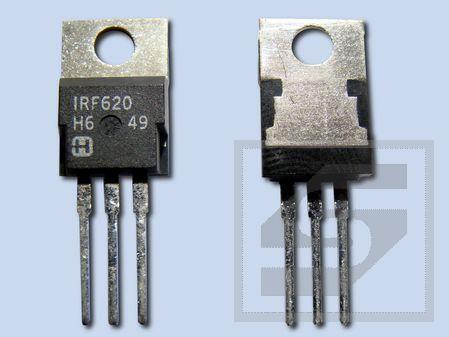 TR IRF620;HARRIS;TO220;tranzystor; N-MOSFET;5A;200V;50W;