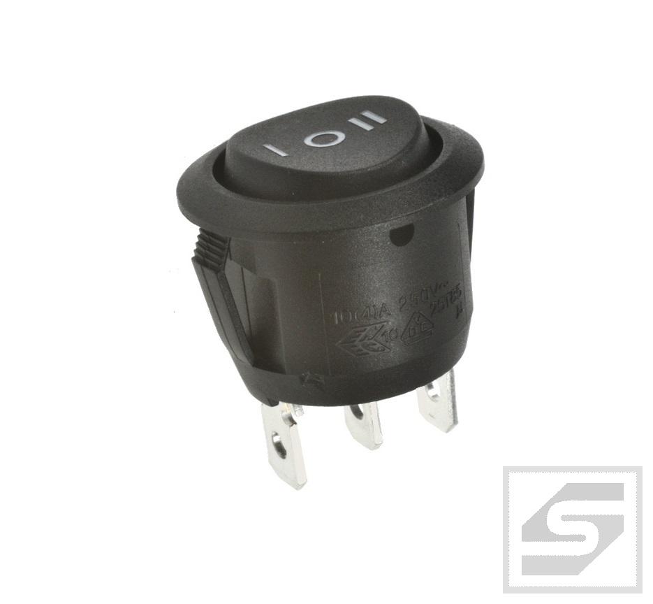 Przełącznik R13-112D-BB-7D;SCI;Poz. 3;ON-OFF-ON;bistabilny;10A/250VAC;