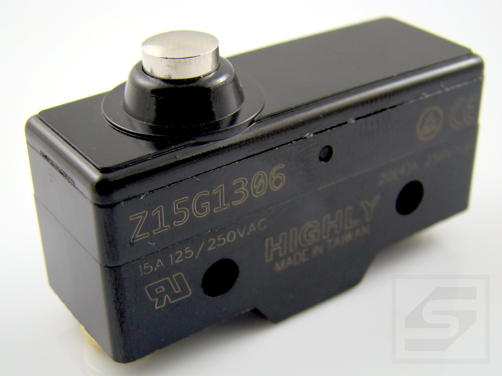 Mikroprzełącznik Z15G1306 HIGHLY przycisk 5.5mm;15A/250VAC;IP40;RoHS