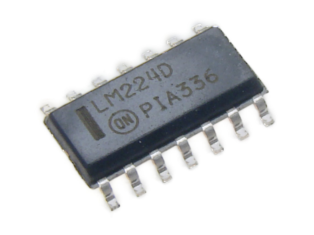 UKŁ LM224D;ST;SO14;Wzmacniacz oper. 1.3MHz;15-30V;kanały:4