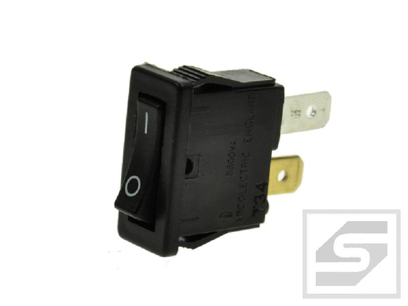 Przełącznik H8800VB;ON-OFF;10A/250V bistabilny;1 tor;czarny;BULGIN;