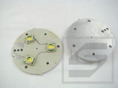 Płytka z trzema diodami Q4 (100lm) CREE-XREWHT-L1-0000-00C01Cool White