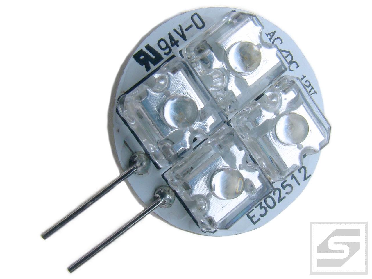 Moduł LED OSMW02C04GC-ultrafiolet V5H3Z161P;4xSUPERFLUX;12V