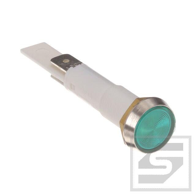 Kontrolka z neonówką C027500NAH 230VAC;Otw:10mm;IP20;BULGIN;RoHS