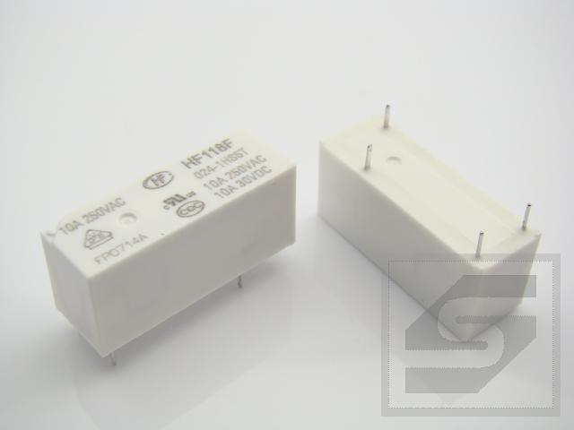 Przekaźnik JQX/HF118F-024-1HS5T; Hongfa;10A;24VDC;odp.RM96Z-24VDC
