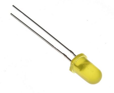 Dioda LED 5mm żółta dyfuzyjna KTL0500IDI Kouhi 200mcd RoHS
