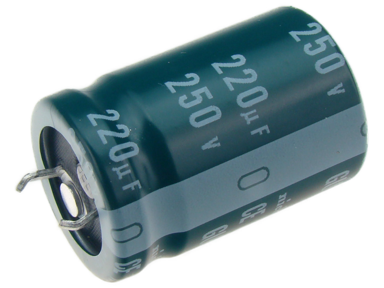 Kondensator elek.  220uF/250V;105C; SNAP;GU(M);wym.20x30mm;NICHICON(48)