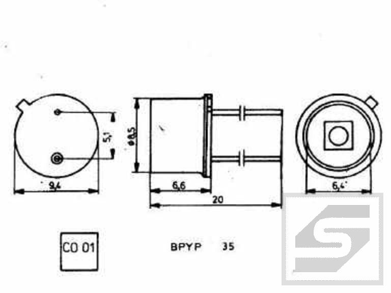 Fotodioda BPYP35 