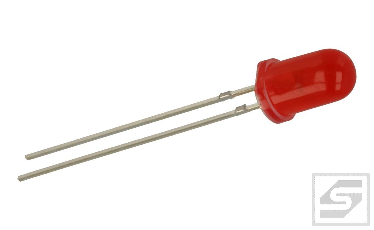 Dioda LED 5mm 12V migaj. czerwona dyfuzyjna Kouhi KTL05CDI-12V RoHS