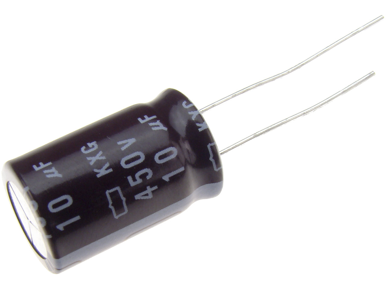 Kondensator elek.   10uF/450V;8000h 105C;12.5x20mm;KXG;NIPPON(29)
