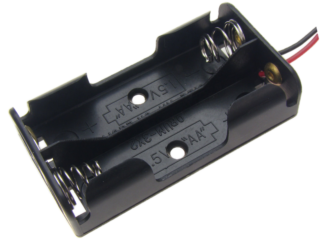 Pojemnik na baterie 2xR6 z kablem TYP02 RoHS