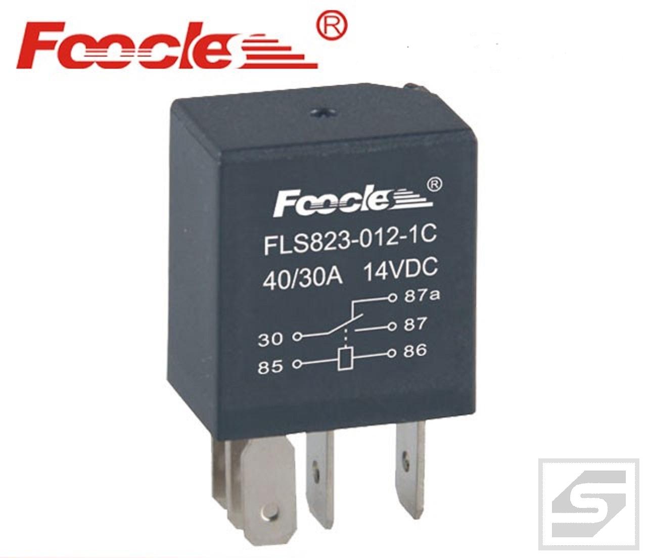 Przekaźnik FLS823-012-1C 40/30A 14VDC;5 PIN;AgSnO2;Foocle