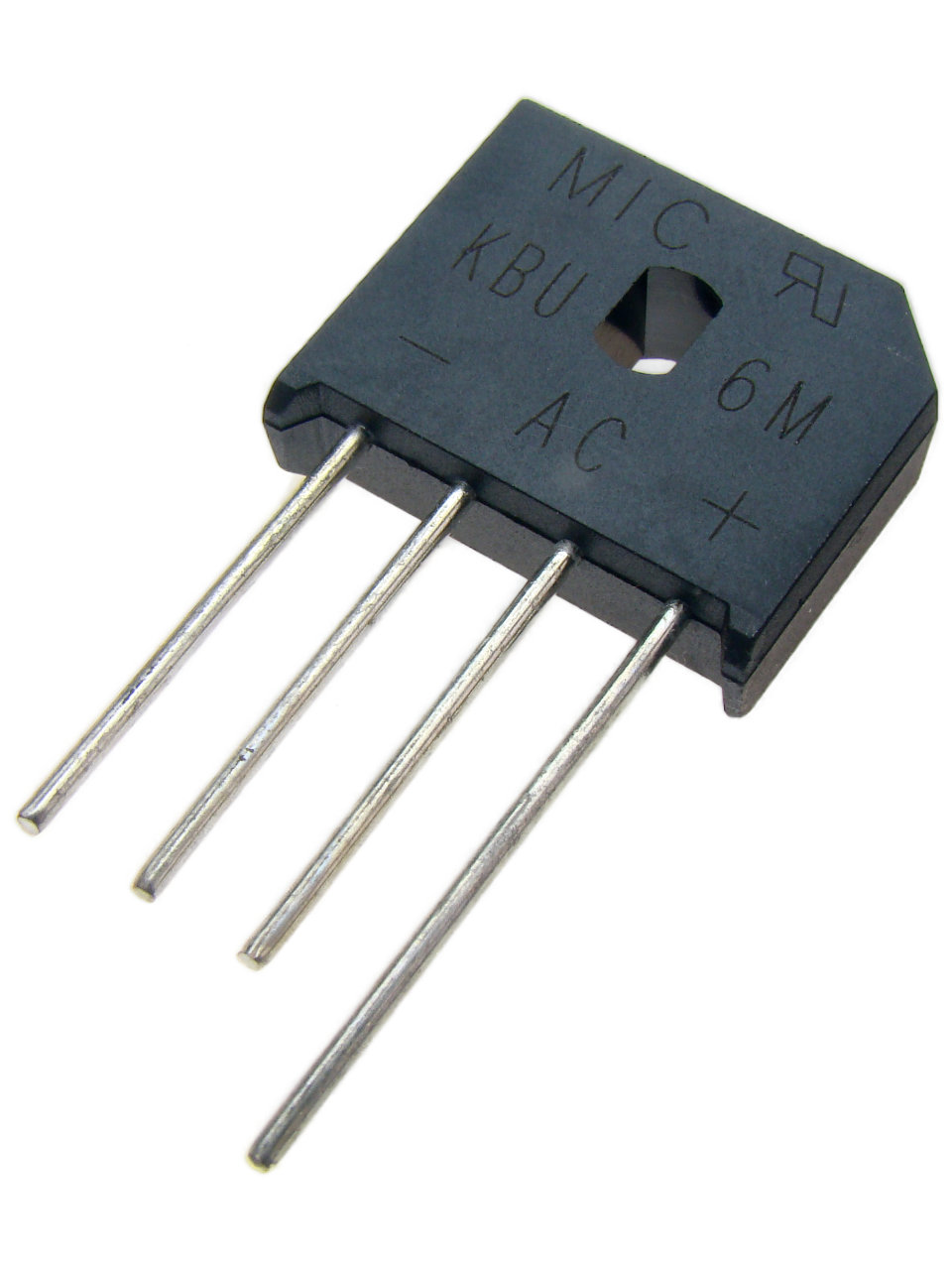 Mostek KBU6M (6A/1000V) płaski EEC RoHS