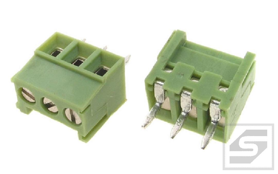 Złącze XY302V-03P/3.5mm;3 PIN;XINYA rozstaw 3.5mm;10A;130V;1mm2;RoHS