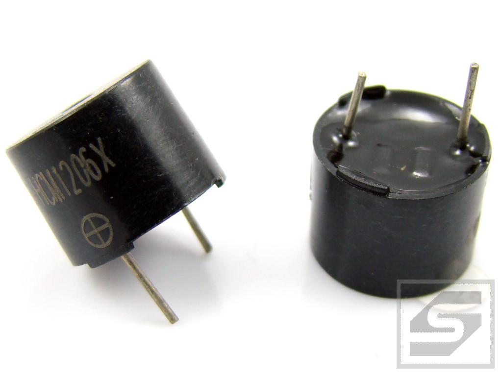 Buzzer z generatorem HCM1206X/TMB12 elektromagnetyczny 3-7V 30mA 85dB