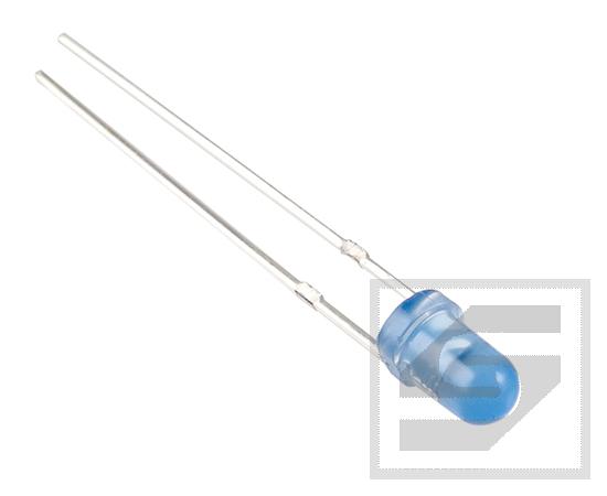 Dioda LED 3mm niebieska dyfuzyjna 500mcd;3.0-3.2V;KTL030BLDI-N; Pbf