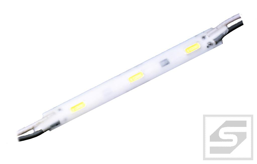 Moduł LED MINI Z-3;0.4W;55lm;12V DC 4000K;120st.;40x5x3mm;3SMD4014;IP66