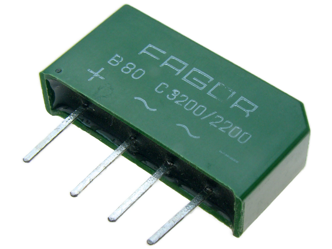 Mostek B80C3200/2200 (3.2A/80V) płaski FAGOR