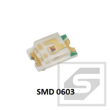 Dioda LED SMD 0603 biała OLBS.03w0800 HONGLI Pbf