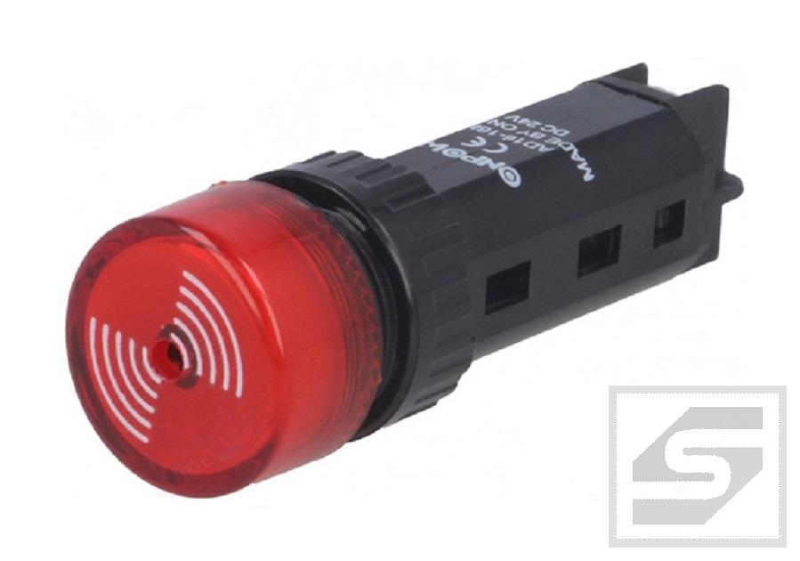 Syrenka AD16-16M/24V;80dB;20mA;16mm z generatorem;56.7mm;IP40;ONPOW;