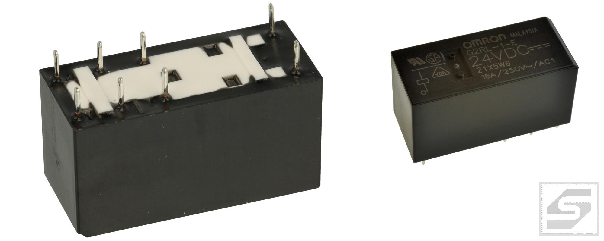Przekaźnik G2RL-1-E 24VDC OMRON 1P;16A;24VDC;do druku (PCB);