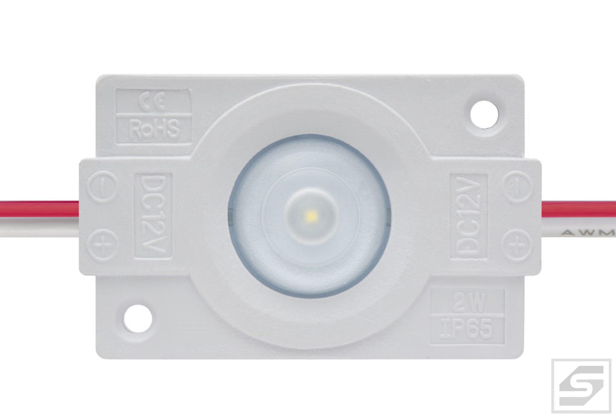 Moduł LED PANORAMA II 2W/175mA/12V 180lm;6500K;w.45x30x7.6mm;3030;IP65