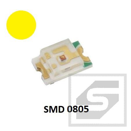 Dioda LED SMD 0805 żółta DIOD-1841