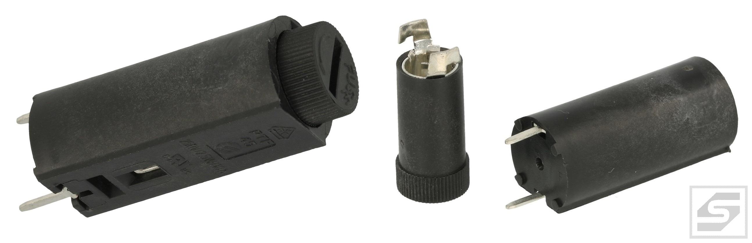 Gniazdo bezpiecz. PTF/45 10A/250V 5x20 do druku;Stelvio;RoHS