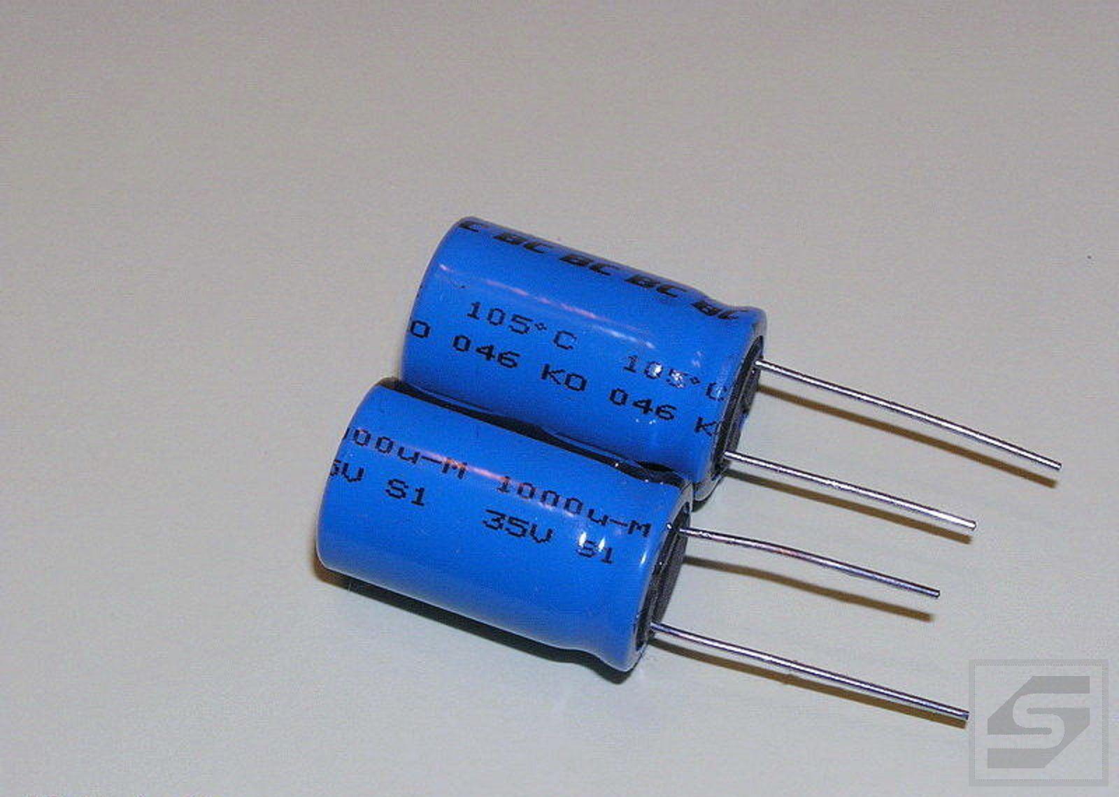 Kondensator elek. 1000uF/35V;105C; 16x26mm;KO 046;PHILIPS;(34);LOW ESR