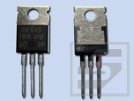TR IRF640;Infineon;TO220;tranzystor N-MOSFET;18A;200V;125W;0.15R;RoHS;