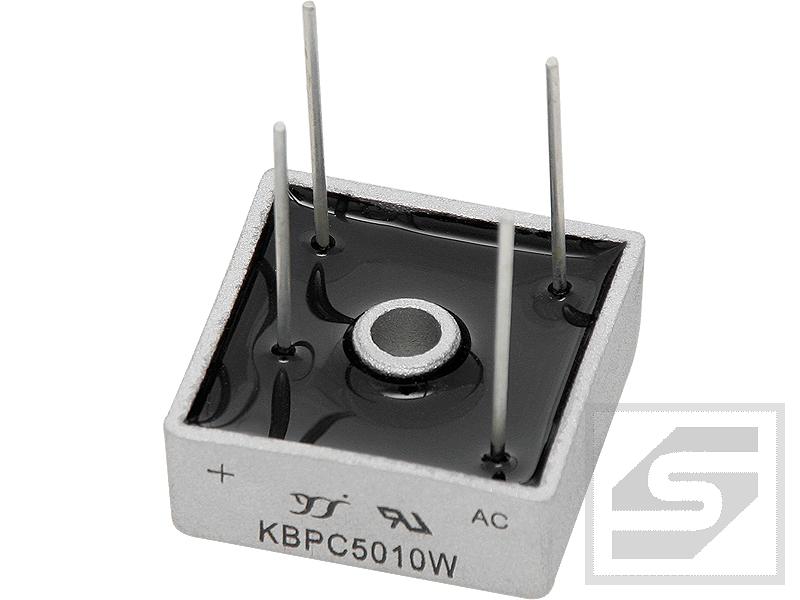 Mostek KBPC5010W (50A/1000V) pinowy do druku; YY; RoHS