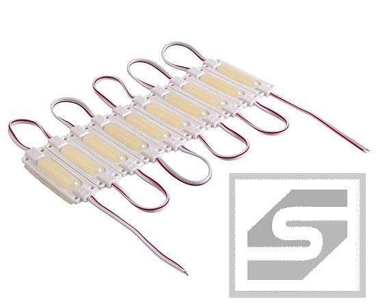 Moduł LED 2W COB DCW-MC12-2W;6000K biały zimny;1xCOB;180lm;12VDC;IP67