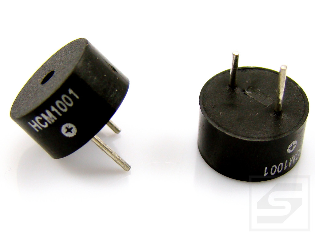 Buzzer z generatorem HCM1001 RoHS elektromagnetyczny 1.3-2V 25mA 75dB