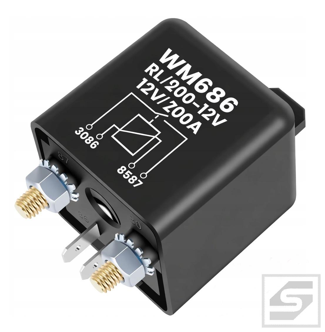 Przekaźnik mocy WM686 RL/280-12 12V/200A;zwierny;