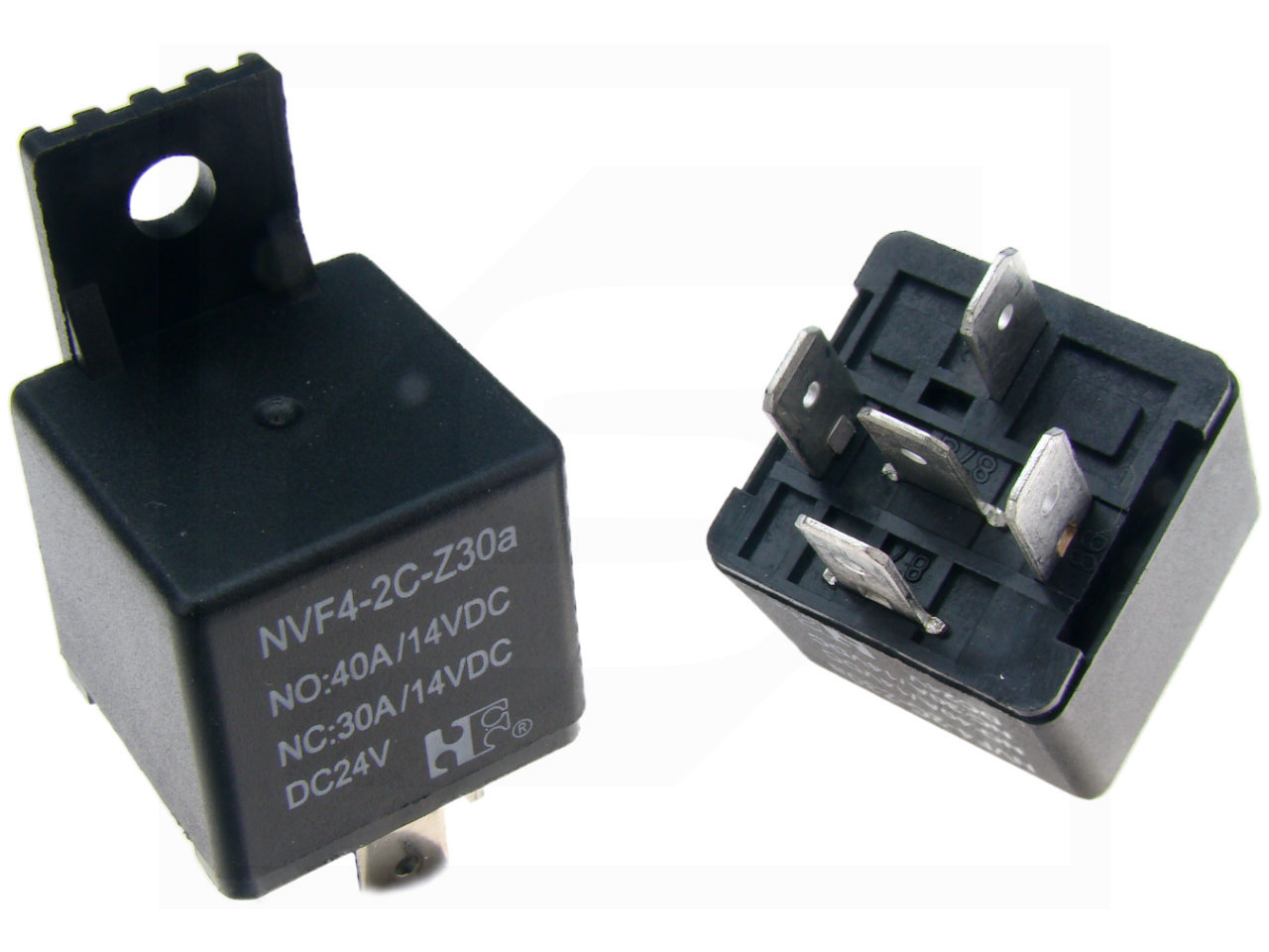 Przekaźnik NVF4-2C 24VDC 30/40A NHG 1 st. przełączny z uchem RoHS