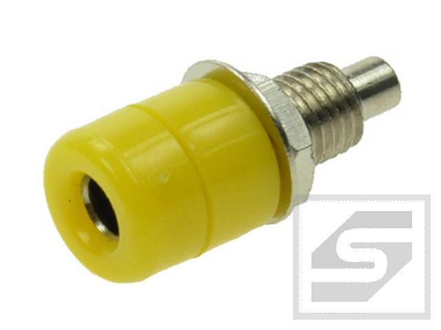 Gniazdo ban. Z-TB4GE 4mm żółte 22mm;24A;60V;ABS;2.109.Y;24.247;