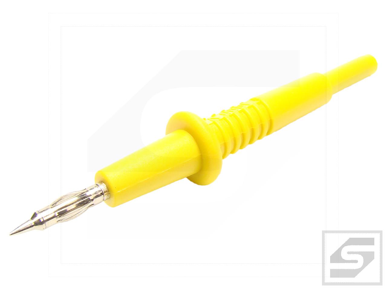 Końcówka pomiarowa 20.157.3 igła 4mm;żółta;105mm PVC 1000V