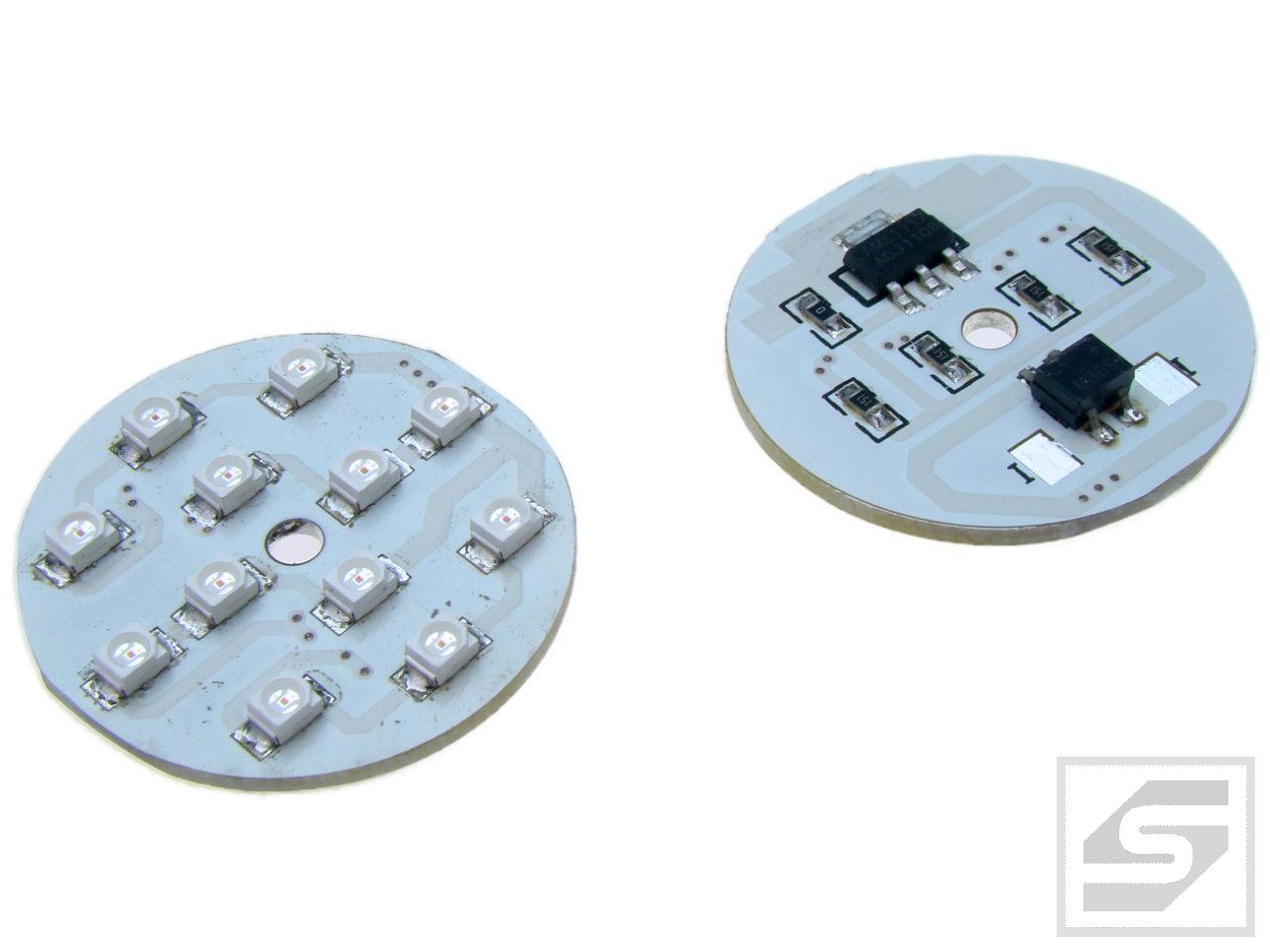 Moduł LED OSMW03C12GP-ultrafiolet V5HLS1C1A;12xPLCC2;12V