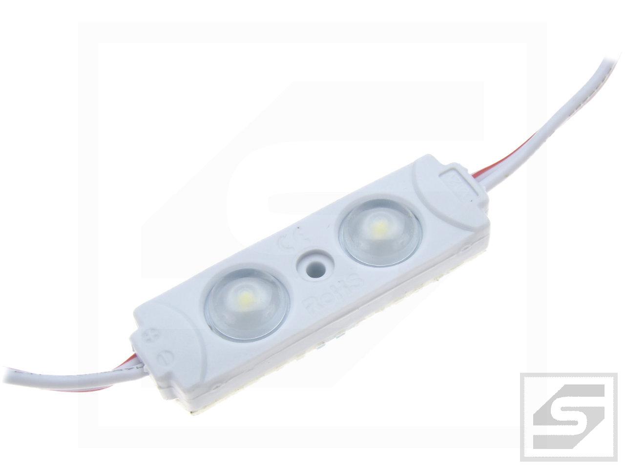 Moduł LED L-LED2;LEDSMD2835;EPISTAR 2White;10000K;12VDC;100lm;1W;IP67