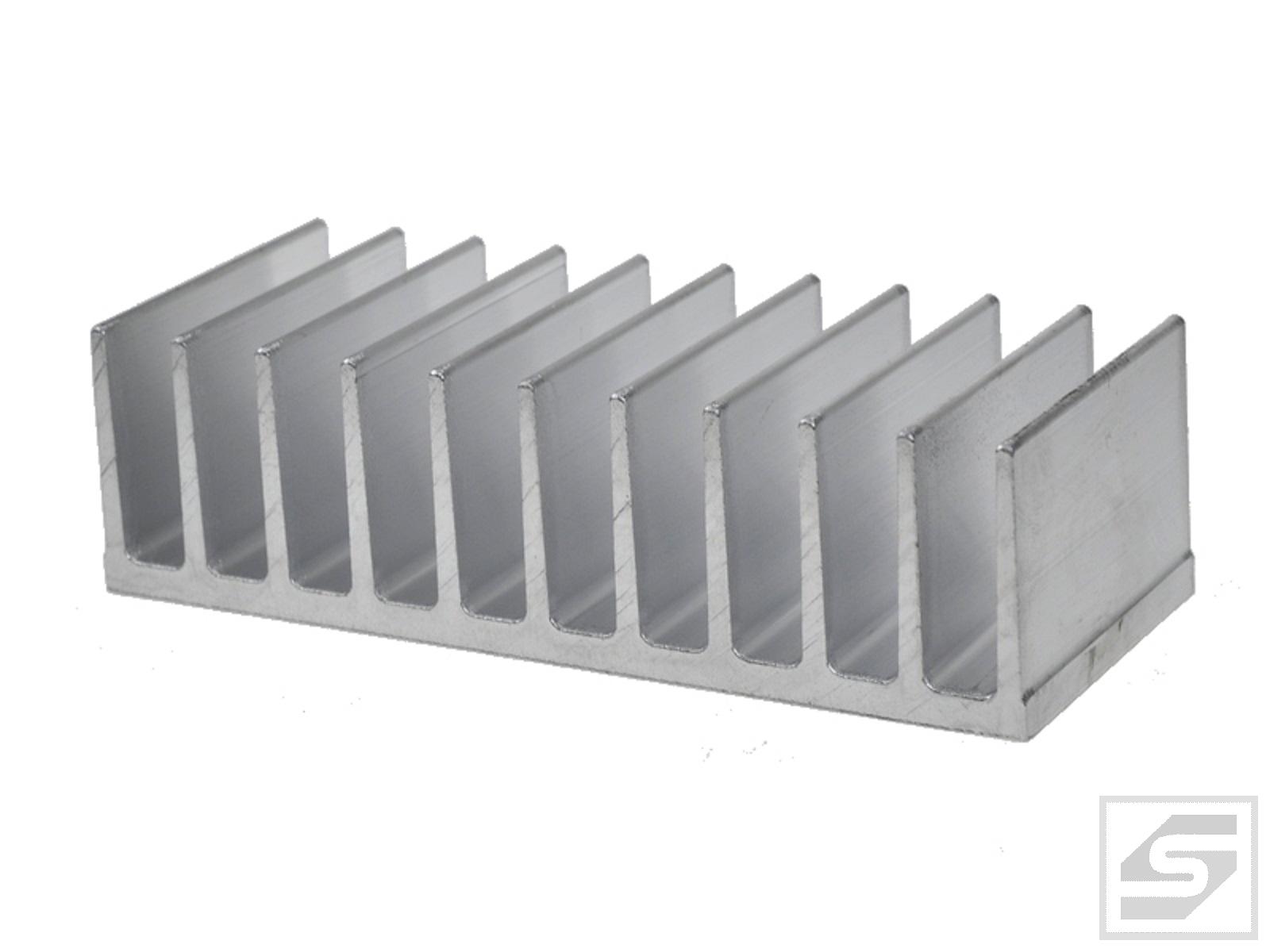 Radiator A5724/5;naturalny;Kęty; wytłaczany;źebrowany;50x124x35;2K/W