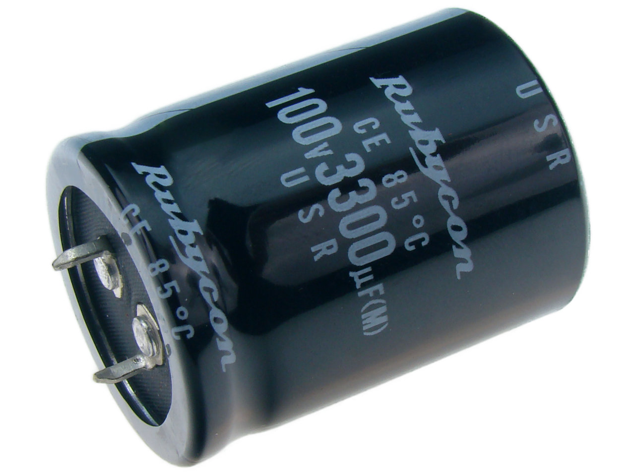 Kondensator elek. 3300uF/100V;85C; SNAP;wym.30x40mm;USR;Rubycon(40)