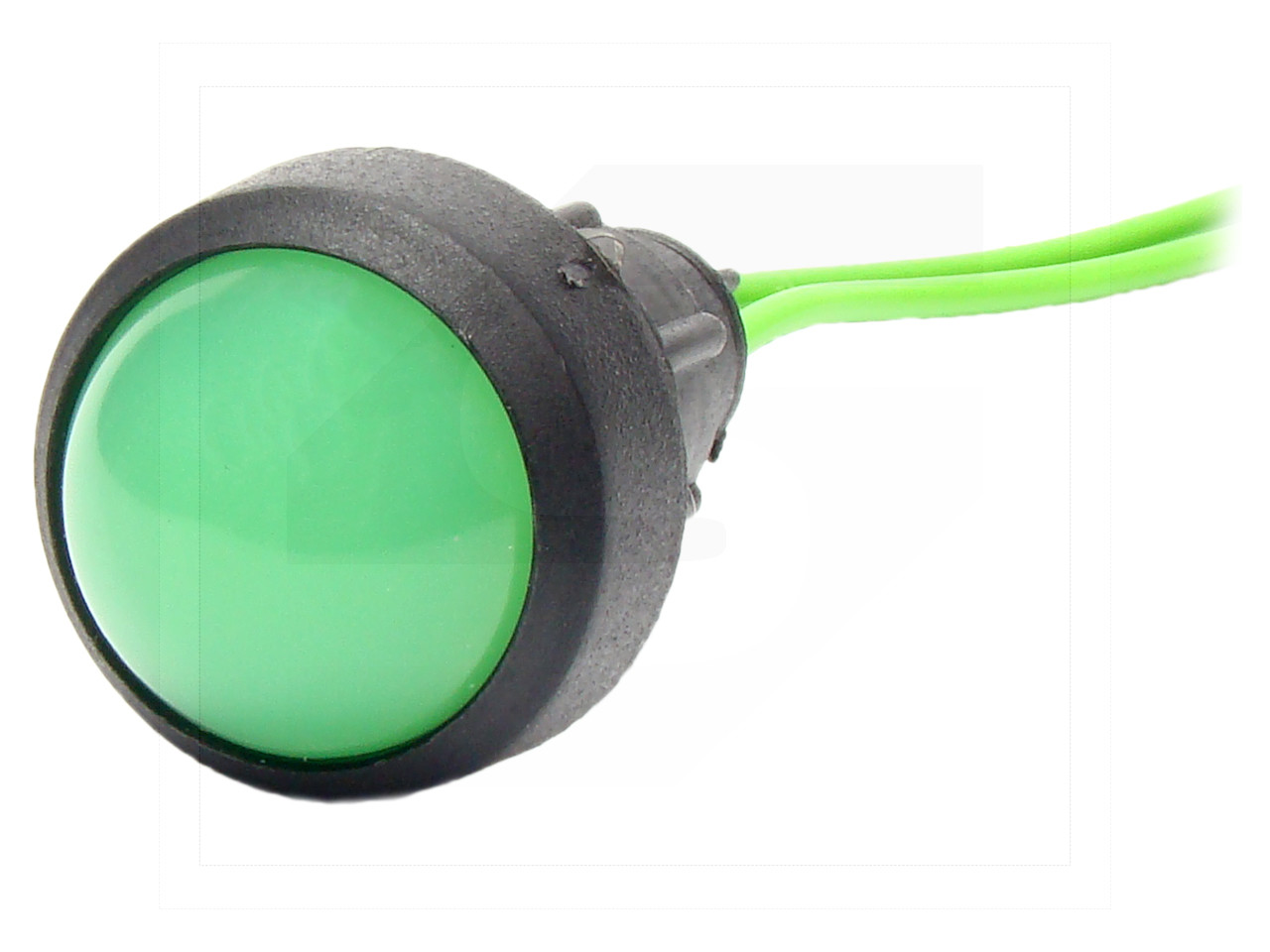 Lampka diodowa KLP-20/G 230VAC/DC typu LED 230V (klosz 20mm)/green