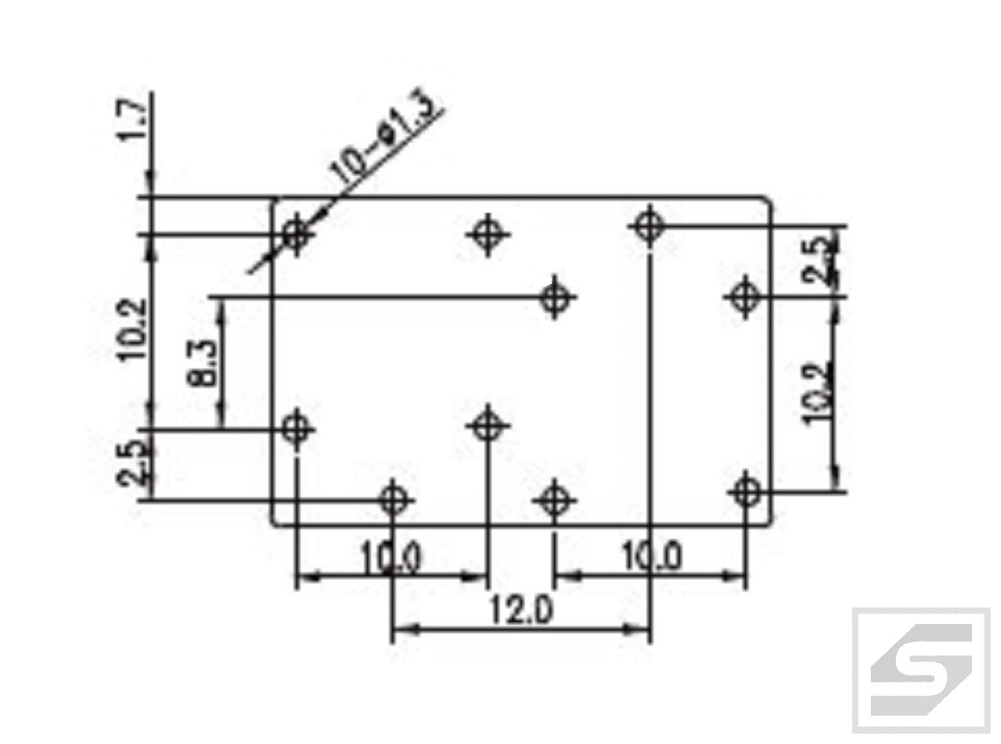 Przekaźnik JM-SH-212L 12VDC;2x20A; 2xSPDT;GOODSKY