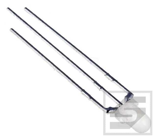 Dioda LED 3mm czerw./ziel. matowa MDC30354 MIC 3nogi ws.kat.