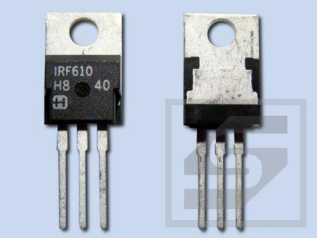 TR IRF610;Vishay;TO220;tranzystor; N-MOSFET;3.3A;200V;36W;