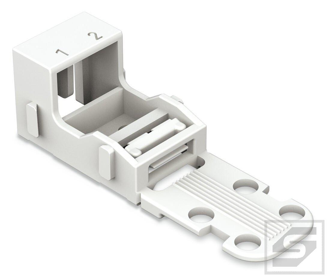 Adapter montaźowy 221-502;Seria 221 4mm2;do złączek 2-przewodowych;WAGO